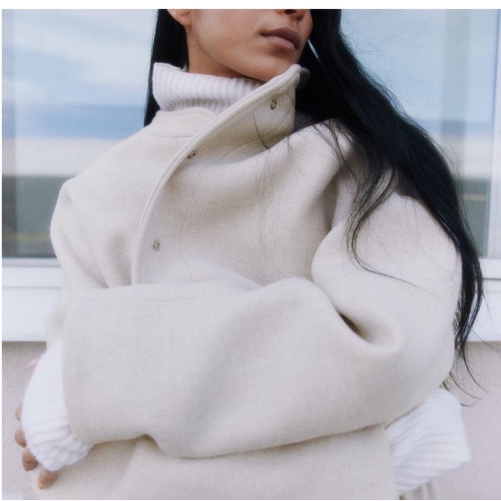 H&M Premium Selection Wool Bomber